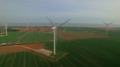 Lissett-airfield-wind-farm-Yorkshire,-UK