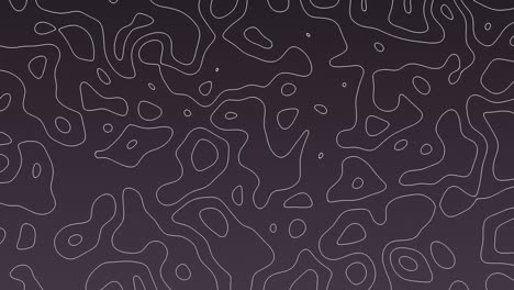 textura de línea de contorno en fondo negro. abstracto líneas lisas blancas fondo de movimiento