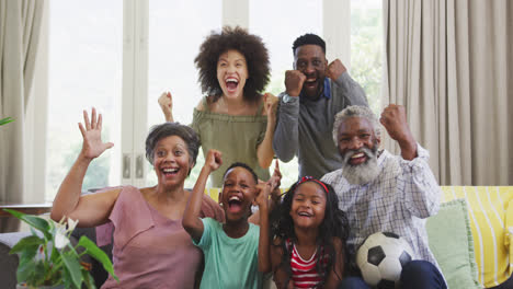 happy family spending time together at home