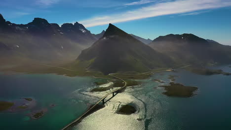 fredvang bridges panorama lofoten islands