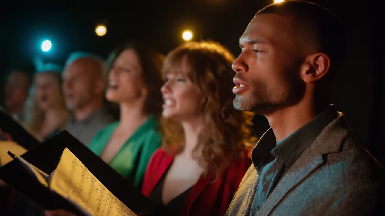 Choir Singing Christmas Carols