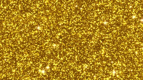 fondo con brillo dorado. textura brillante y brillante. patrón con brillantes pañuelos de oro fino. fondo dorado de lujo festivo, elemento de diseño. bucle sin costuras