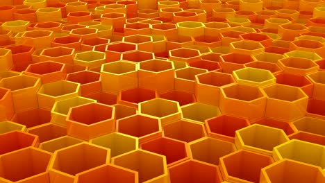 el fondo de los hexágonos