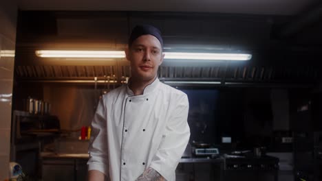 chef en acción