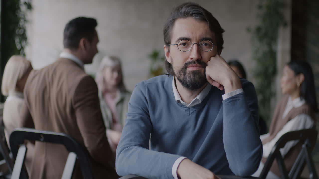 Business Meeting Portrait