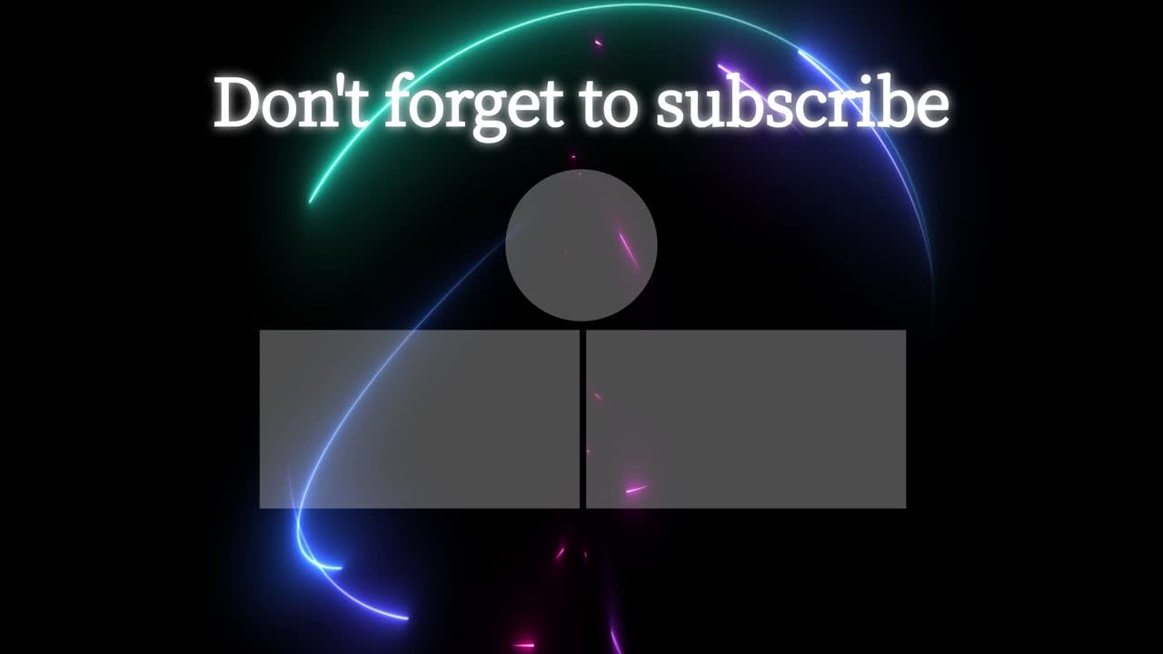 멋진 엔딩 카드 엔딩 스크린 모션 그래픽