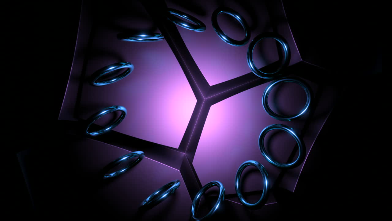 diseño de anillos geométricos abstractos