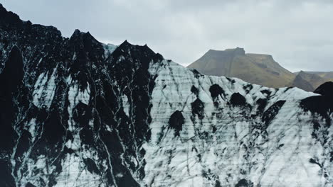 Toma-Aérea-De-Drones-Del-Glaciar-Mýrdalsjökull-En-El-Sur-De-Islandia