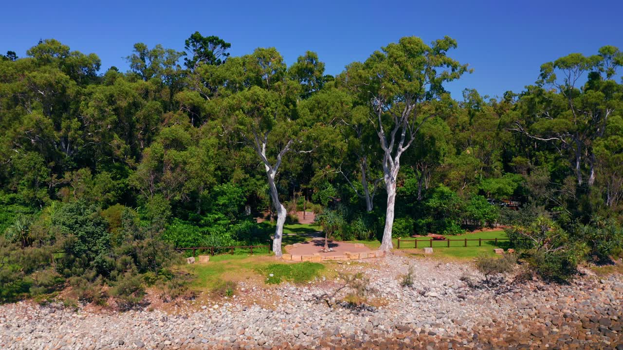 Idyllic Nature Landscape On The Foreshore Of Noosa National Park In Coastal Walk, Noosa Heads, QLD Australia
