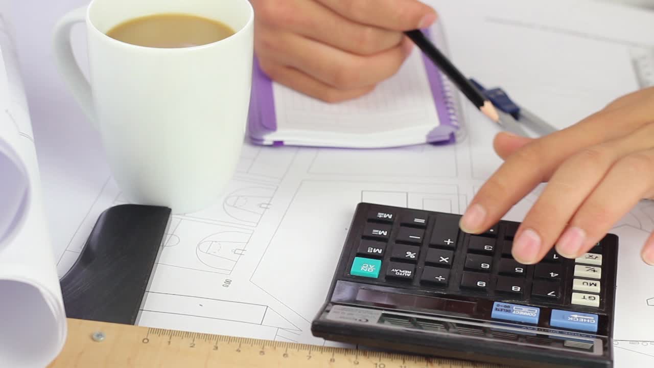 calculadora de arquitecto que se utiliza para el proyecto