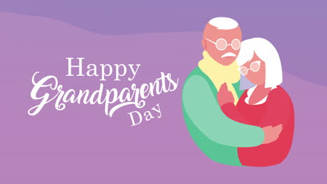 happy grandparents day lettering