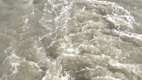 during the monsoons, the river flow is very high