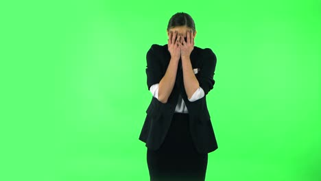 Businesswoman Concerned