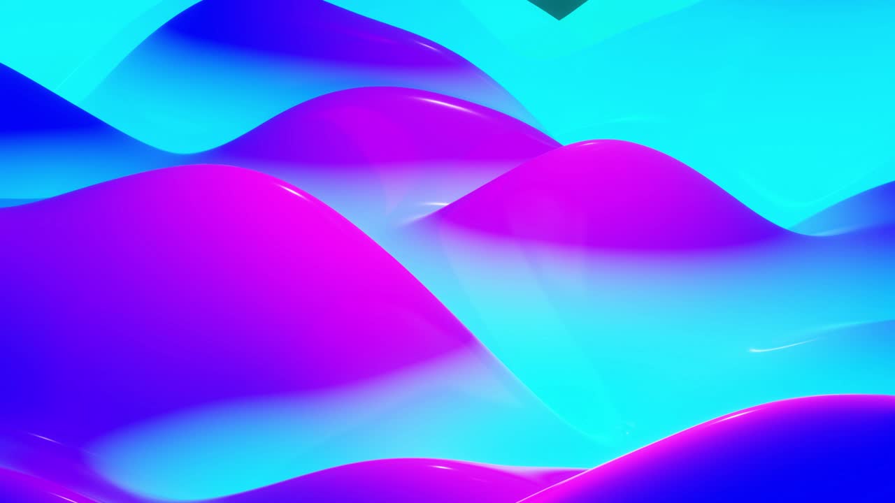 animación en bucle superficie de color azul púrpura. ondas de fondo abstractas se mueven a lo largo de la superficie del líquido. hermoso fondo con ondas. fondo perfecto para texto o presentaciones