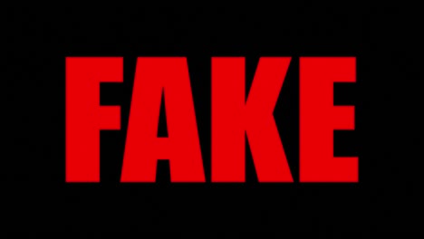 animation: switching between the words fake and lies