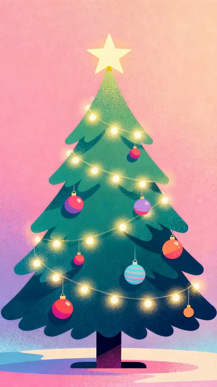 Illustration of a Christmas Tree