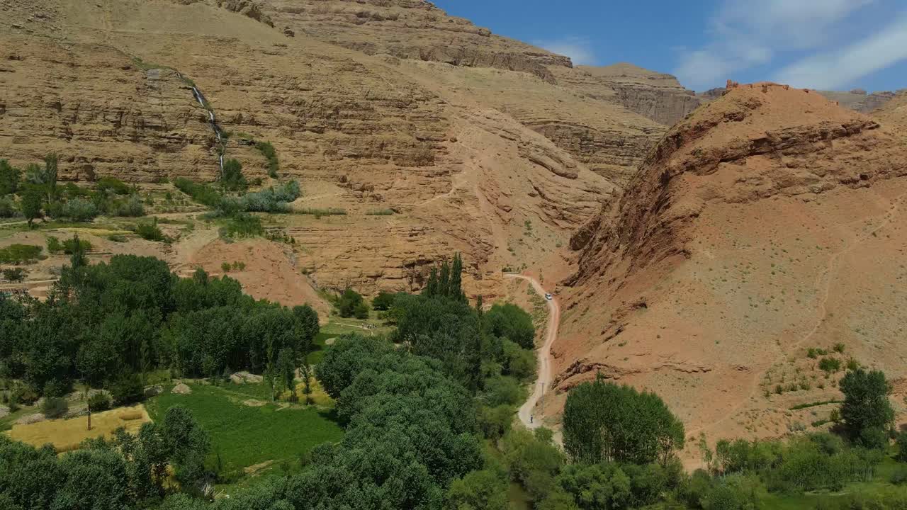 Drone footage from Yakawlang is a city in the Bamyan province of Afghanistan and its striking mountainous landscape. January 12, ?2022