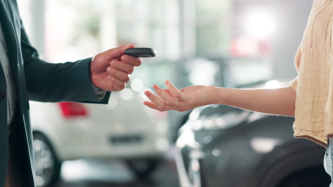 transacción de concesionario de automóviles