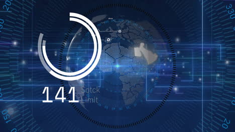 Animación-Del-Procesamiento-De-Datos-Sobre-El-Mundo