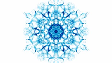 mandala air energy, live mandala with rhythm of breath, fractal patterns on white background