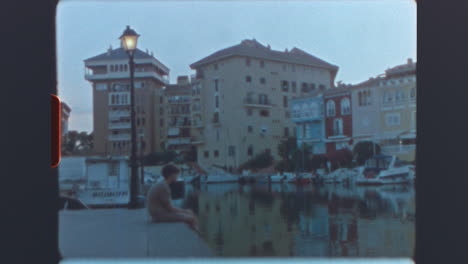 Young Man by the Canal in Film Aesthetic