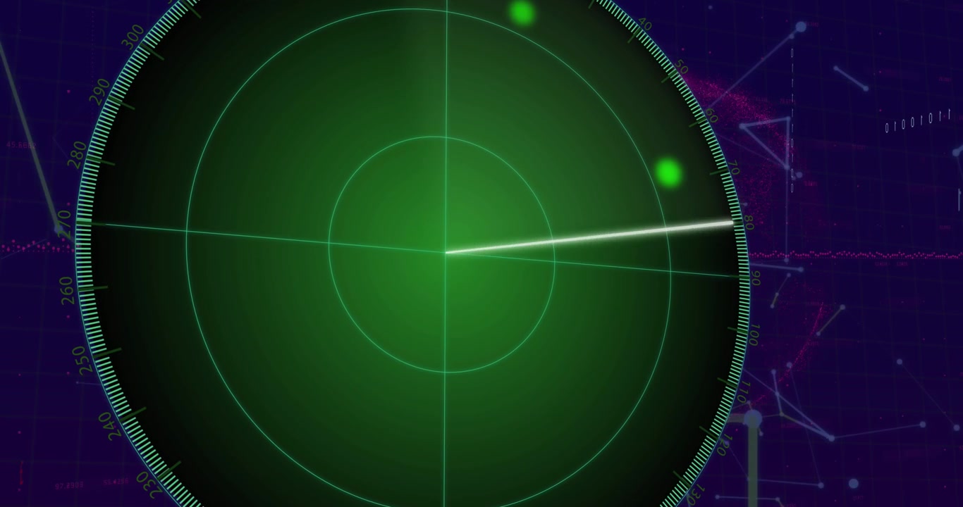 Animation of scanner moving over shapes