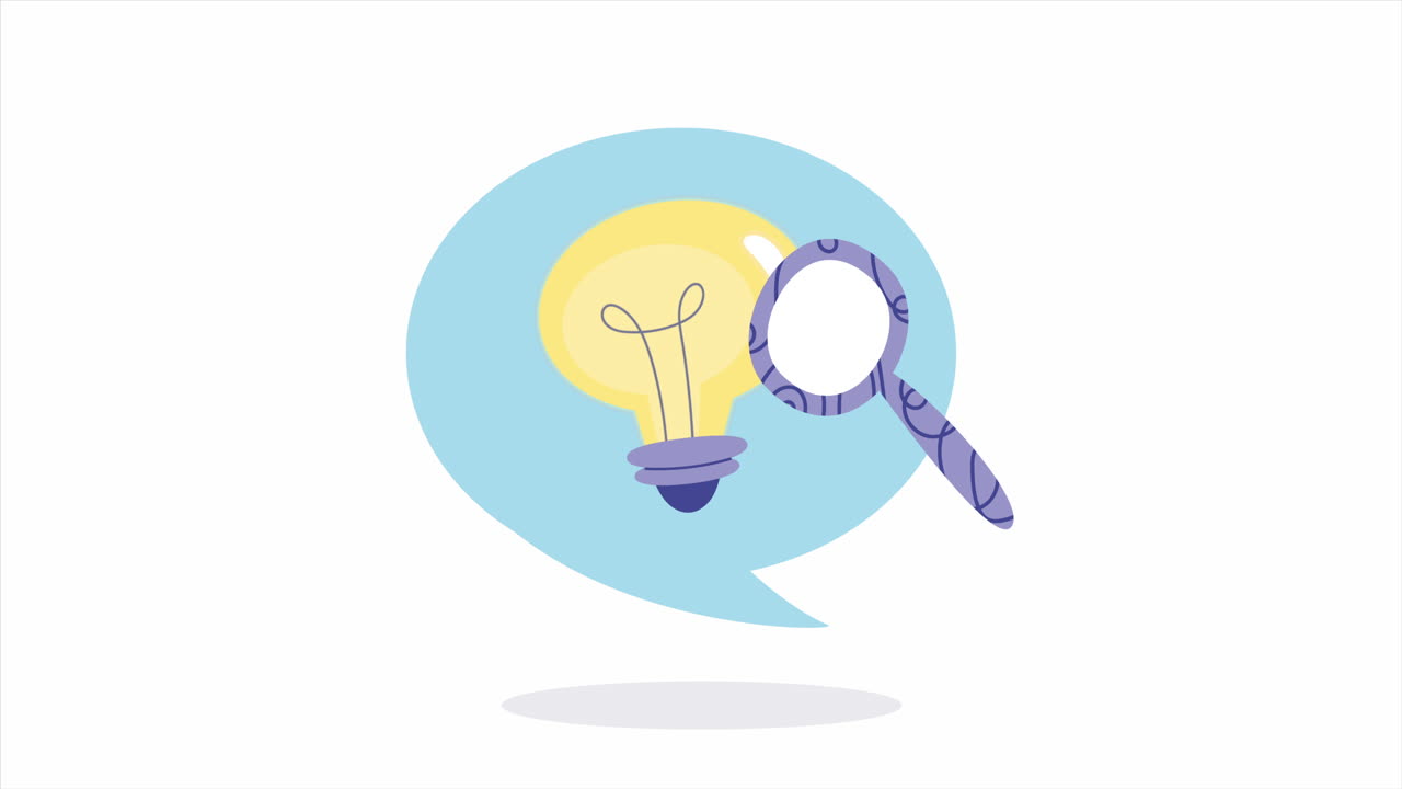 animación de energía de la bombilla