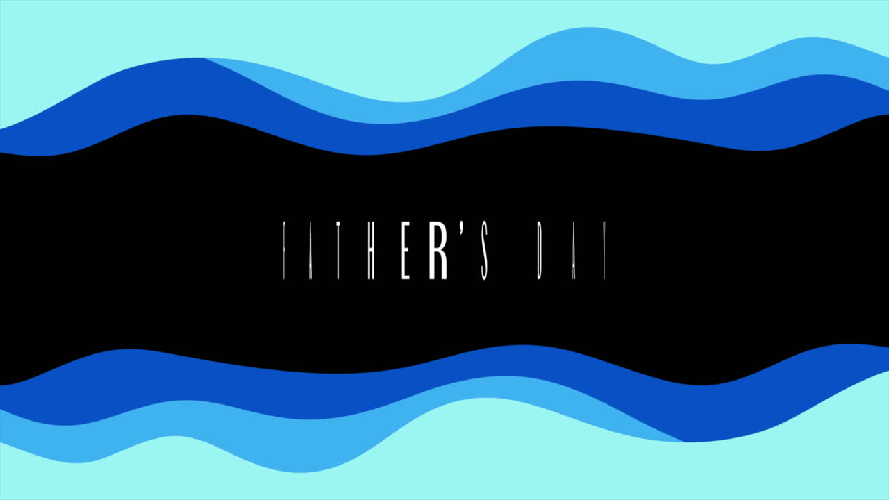 멘피스 기하학적 파동 패턴으로 아버지의 날