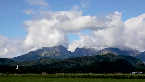 forggensee and schwangau timelapse, germany, bavaria