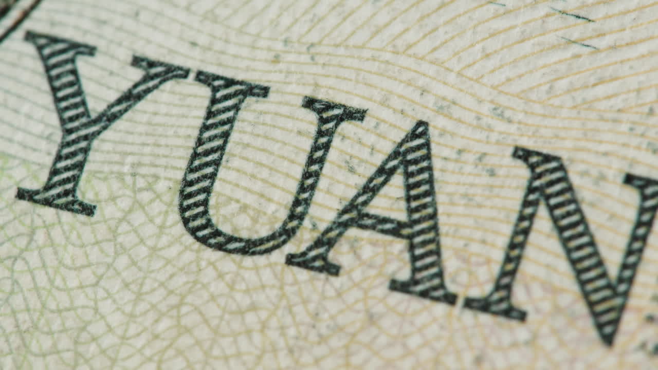 Close-up of Chinese Yuan Banknote