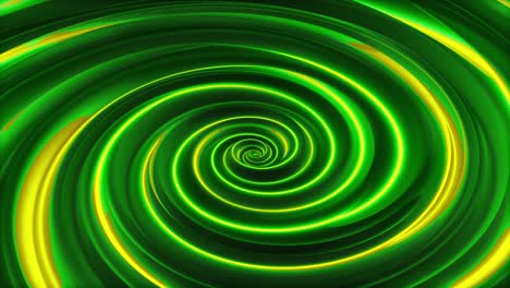 abstract 3d green spiral circular dynamic motion with nice glowing light effect. abstract background,4k high quality, 3d render.