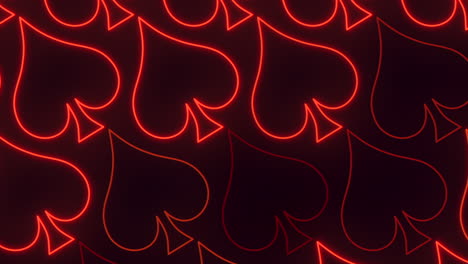a repeating pattern of red hearts on a black background. the hearts overlap slightly, creating a visually appealing design suitable for wallpaper or fabric