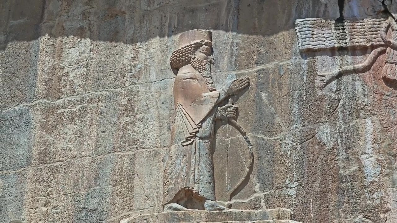 Antico bassorilievo persiano a Persepoli