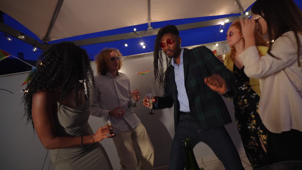 People Celebrating at a Party