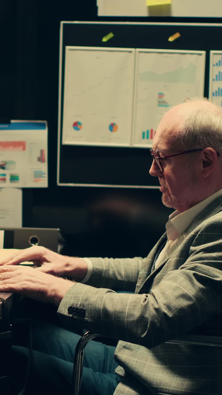 Vertical Video Detective with impairment develops case timelines using archival records