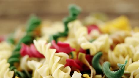 Close-up-of-various-gemelli-pasta
