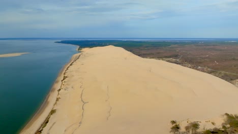 la duna de pyla filmada con un avión no tripulado