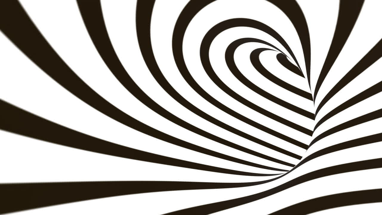 Abstract Black and White Optical Illusion Art