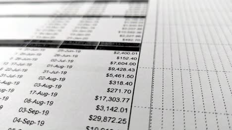 a financial spreadsheet displays budget amounts and dates, revealing extensive columns and large numerical values. the document highlights substantial allocations across various categories.