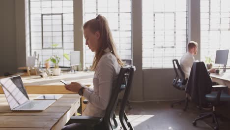 young creative professionals working in a modern office