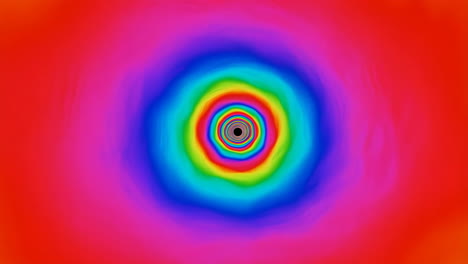 vibrant rainbow tunnel abstract background