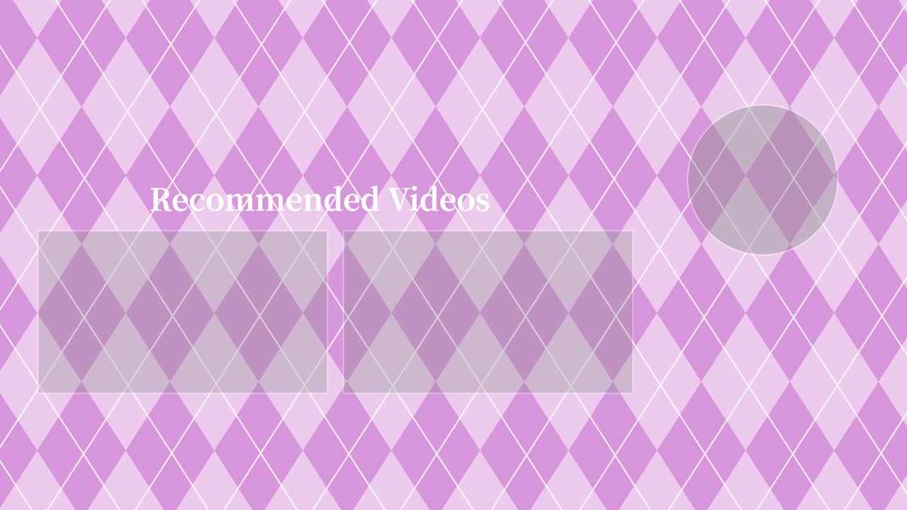 gráficos de movimiento de la pantalla de finalización de la tarjeta de finalización del patrón de argyle