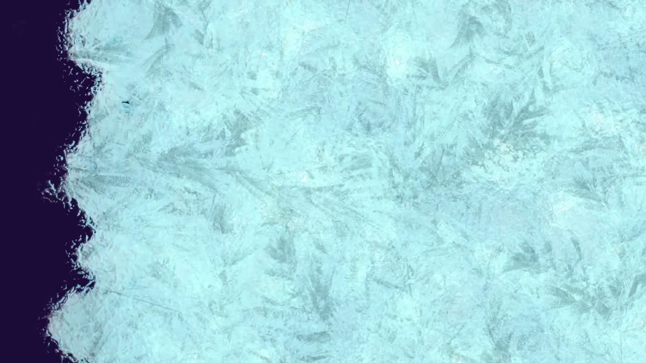 animazione dello schermo congelato su sfondo nero