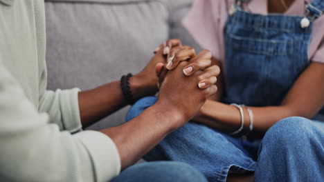 kiss, sofa and a black couple holding hands