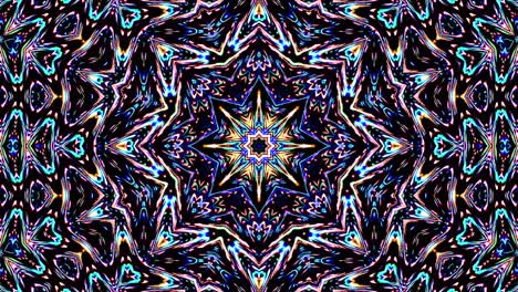 hermosas líneas abstractas brillando luz brillante conjunto suave rojo azul movimiento de color en fondo negro