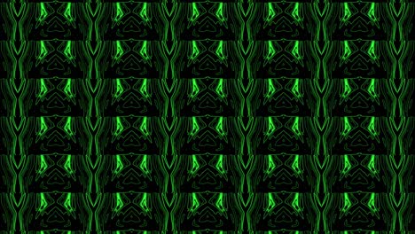 rayas abstractas efecto caleidoscopio. ondas líquidas verdes fondo de movimiento abstracto corporativo. bucle sin costuras. formas de movimiento contorno borde. rayas de onda. animación de video vj, 4k
