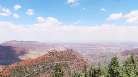 grand canyon national park reveal panning left