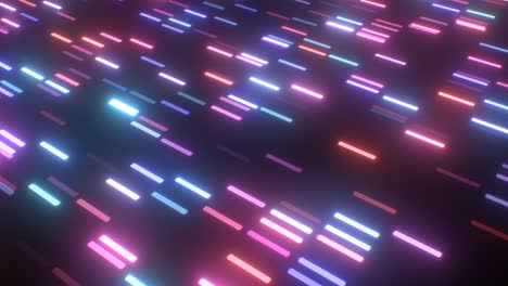 abstract moving neon futuristic digital short geometric lines glowing - 4k seamless vj loop motion background animation