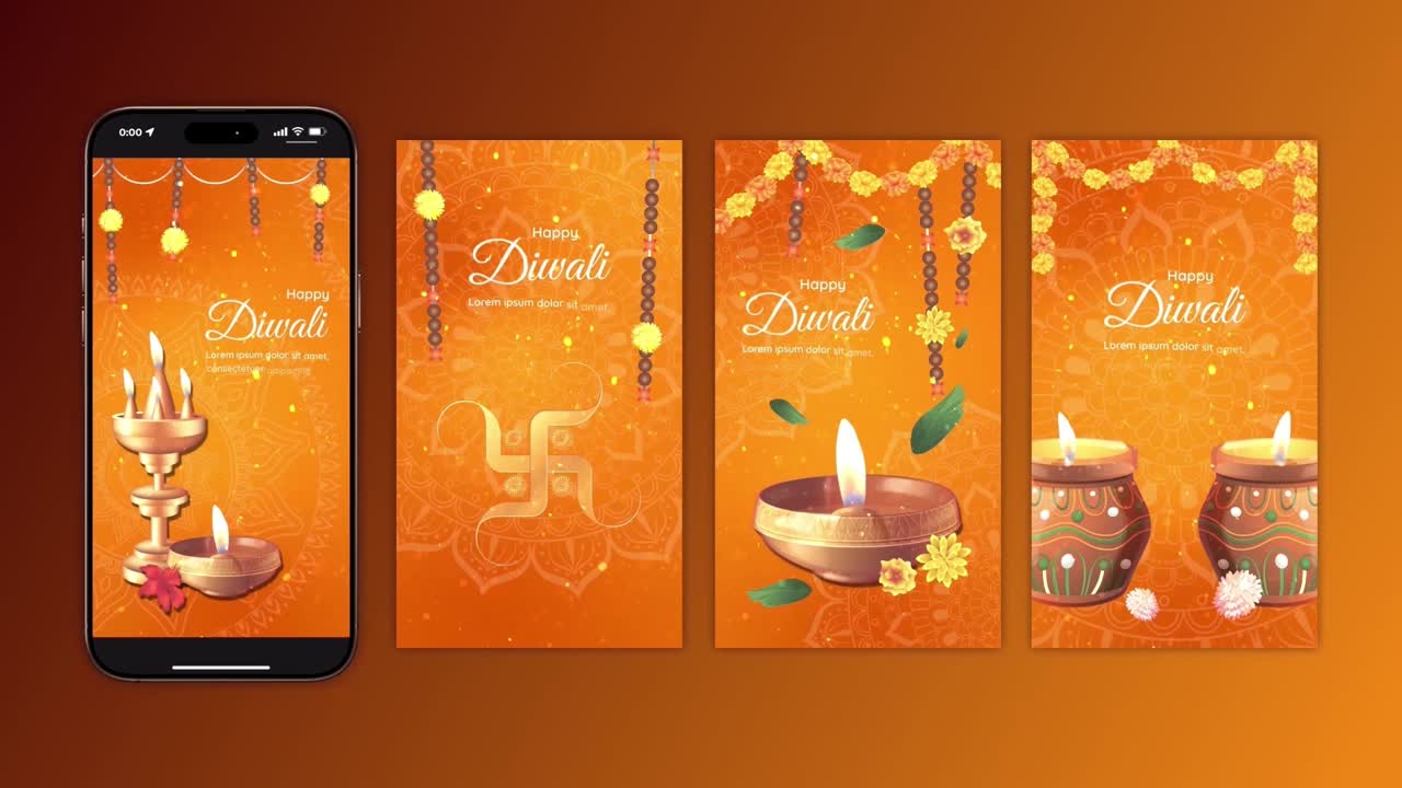 Diwali Festival Illustrations