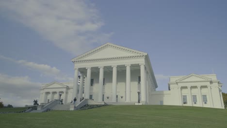 richmond virginia capitol building establishg wide shot